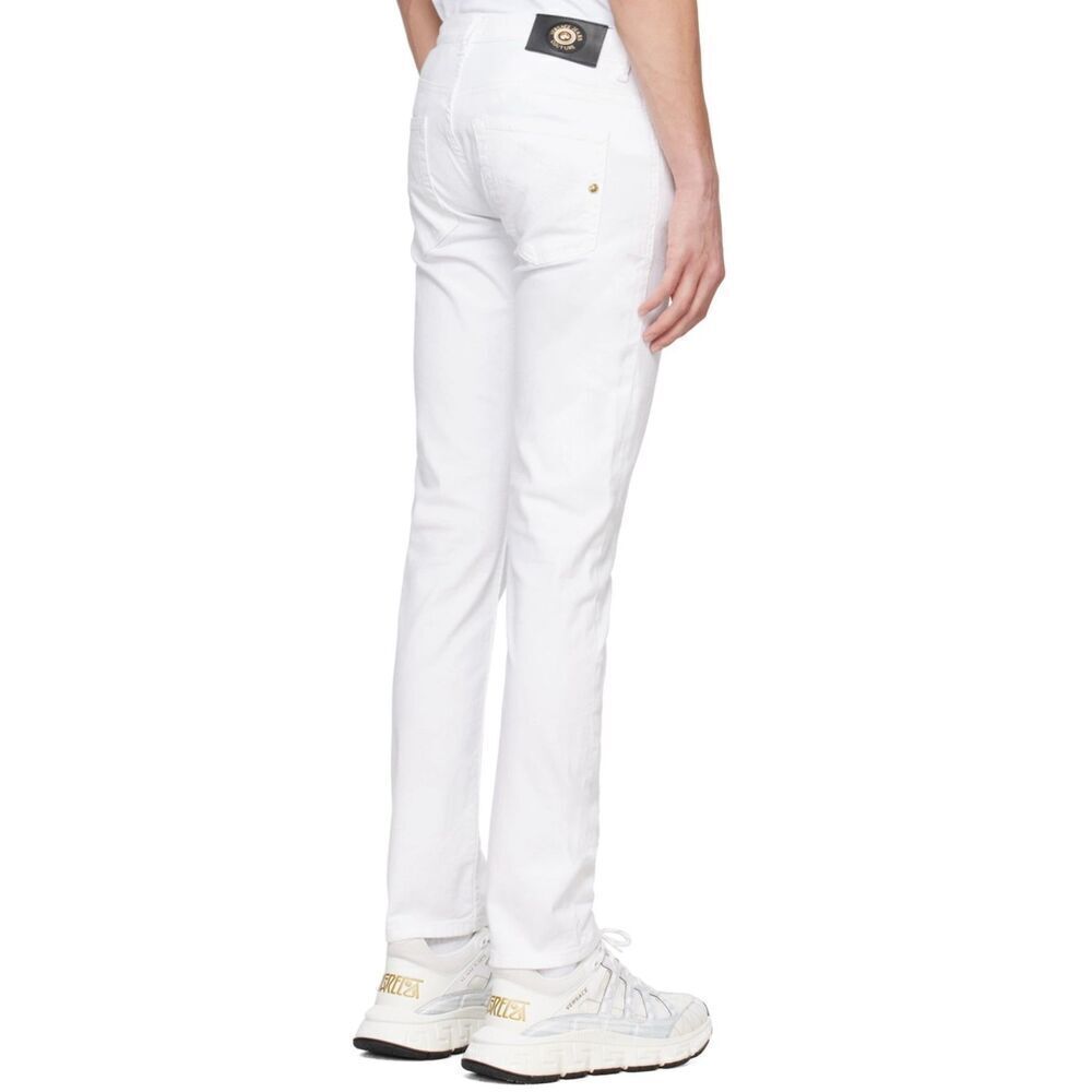 Versace Jeans Couture White Slim-Fit Jeans for Men NWT Size 29